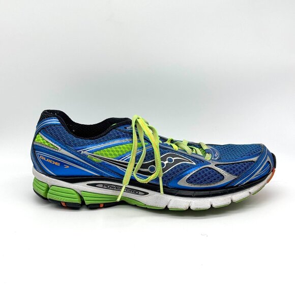 Saucony Mens Kinvara 12 Athletic Running Shoes Blue Green Sz 9.5 Sneakers Gym main image 7